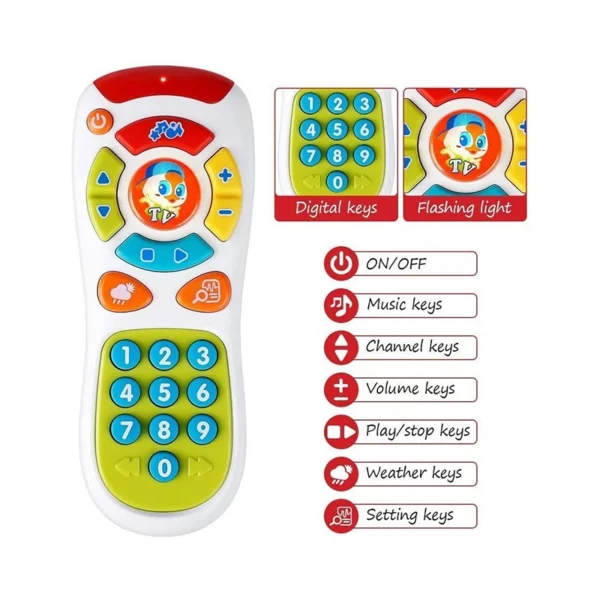 اسباب بازی کنترل تلویزیون موزیکال هولی تویز Huile Toys کد 3113