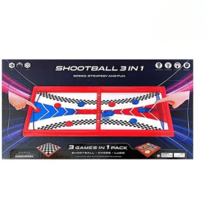 شوتبال 3 بازی (شوتبال،منچ،شطرنج) – SHOOTBALL 3 IN 1