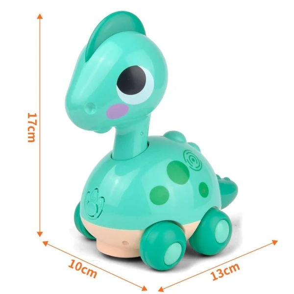 دایناسور موزیکال رنگ آبی کد 6110 هولی تویز Huile Toys