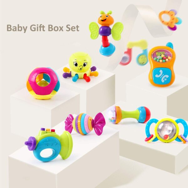پک جغجغه 939 نوزاد 10 عددی هالی تویز Huile toys