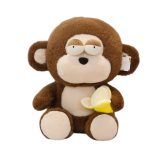 Plush Monkey Stuffed Animals Cute Monkey Toys Birthday Gifts for Kids 13 7 Inch Deep Brown a76a04ff d768 4d53 a3d0 fcc7067a9736 Photoroom