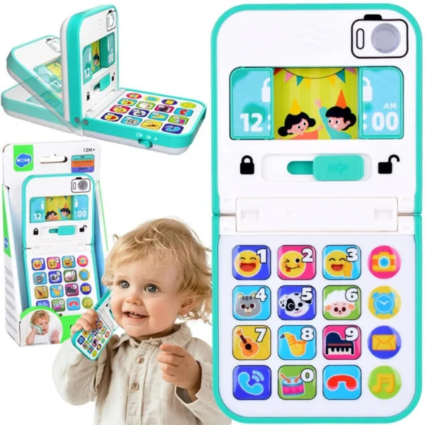 موبایل جدید تاشو موزیکال هولی تویز(هولا تویز)کد 8972(Hola toys-HE8972)