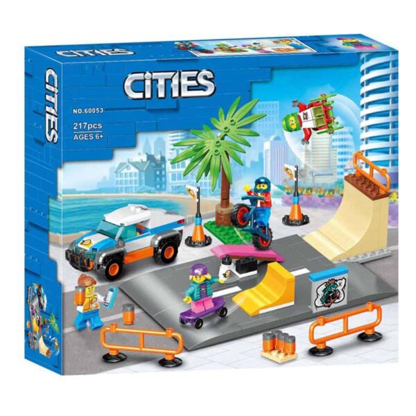 لگو پارک اسکیت برد 217 قطعه CITIES