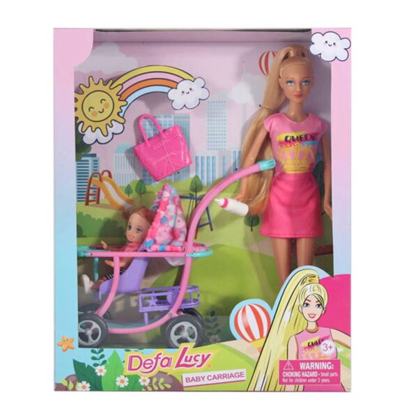 عروسک با بچه Defa Lucy