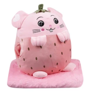 plush frukty 40 sm klubnichka s pledom