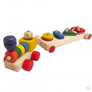 train shape wooden toys 1