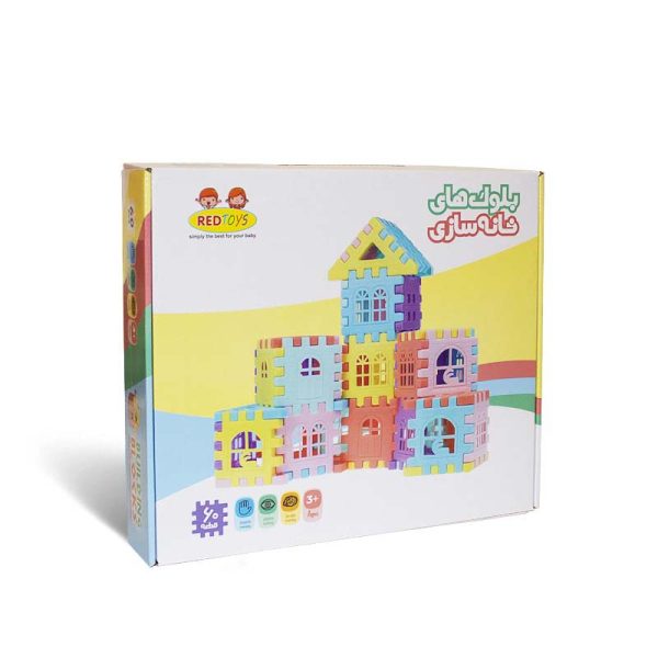 بلوک خانه سازی 60 قطعه RED TOYS